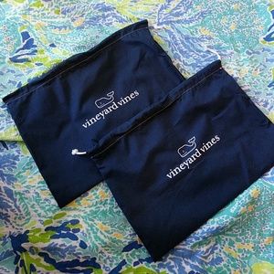 2 Vineyard Vines Pull String Gift Bags